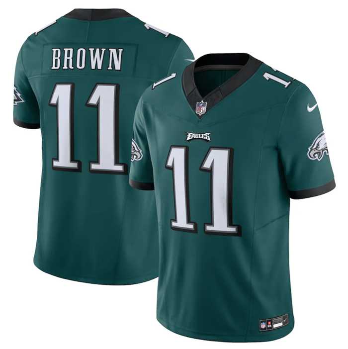 Men & Women & Youth Philadelphia Eagles #11 A.J. Brown Green 2023 F.U.S.E. Vapor Untouchable Limited Stitched Football Jersey->pittsburgh steelers->NFL Jersey